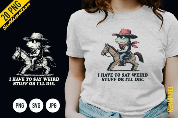 Cowboy Frog Riding Wooden Horse Embroidery Design Review