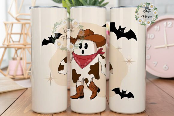 Cowboy Ghost Halloween Tumbler Wrap Review