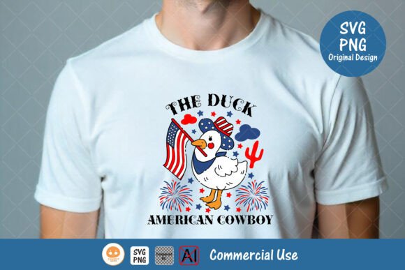 Duck Cowboy Usa Cute Embroidery Review