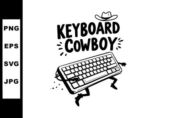 Keyboard Cowboy Cartoon Character with R Review for Real Embroidery Projects