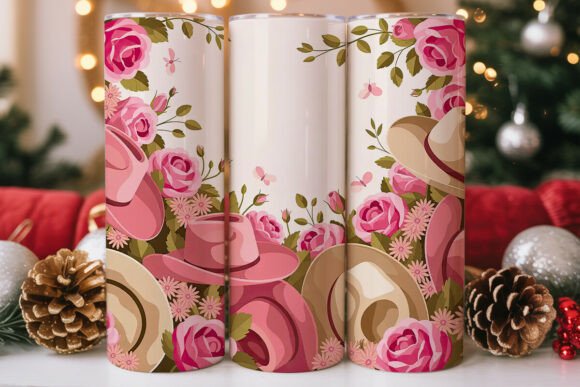 Pink Roses Cowboy Hat Embroidery Design Review