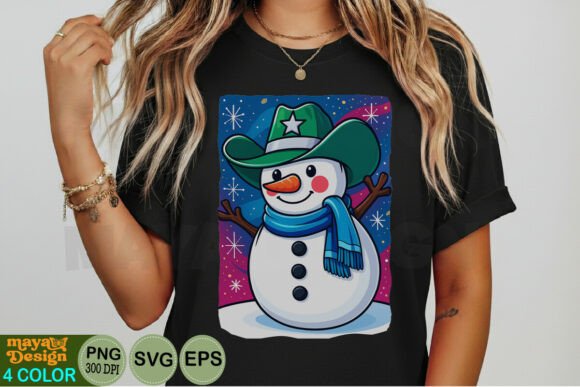 Retro Snowman Western Christmas Embroidery Design Review