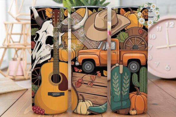 Rustic Autumn Cowboy Tumbler Wrap Review