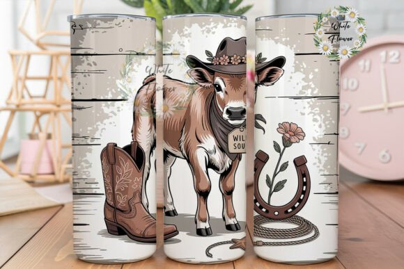 Rustic Cowboy Calf Tumbler Wrap Design Review